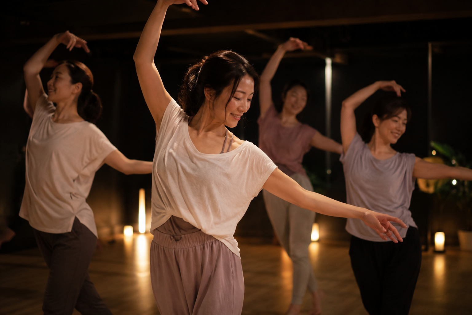 ウェルネスダンスレッスンの様子